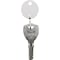 Sparco Key Tag, Oval, Plastic, 1-1/10"Wx3/4"Lx3-1/2"H, 20/PK, WE SPR02886 - alternate 1
